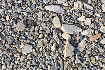 Image showing Road stone gravel texture