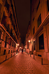 Image showing typical street in Madrid