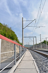 Image showing railroad track