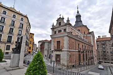 Image showing typical streets in Madrid