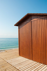 Image showing Beach hut