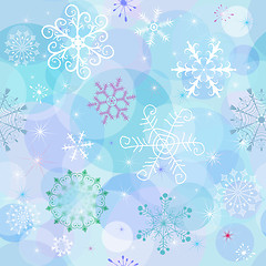 Image showing Seamless winter wallpaper