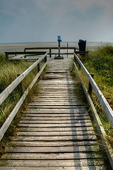 Image showing wooden bridge