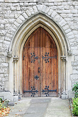 Image showing Church door