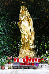 Image showing Golden Madonna statue