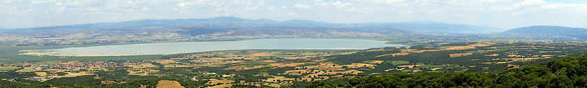 Image showing Lake Volvi Greece