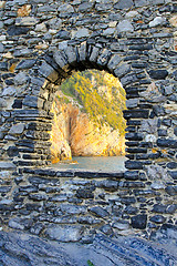 Image showing Stone window