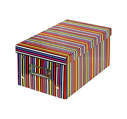 Image showing Stripe box