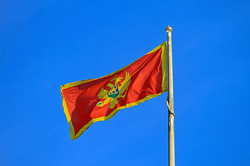 Image showing Montenegro flag