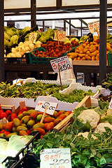 Image showing Vegetables market