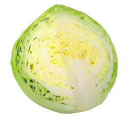 Image showing Cross of yellow-green cabbage