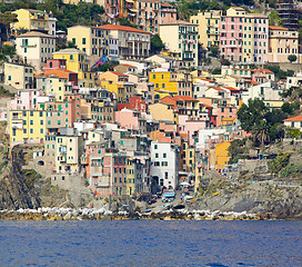 Image showing Riomaggiore houses