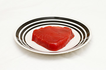 Image showing Fresh tuna steak