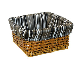 Image showing Rattan basket