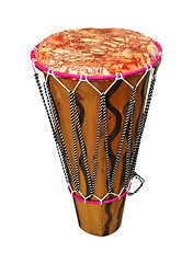 Image showing African drum