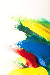 Image showing mixing paints. background 