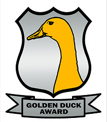 Image showing Cricket Golden Duck Award Shield