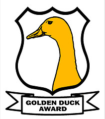 Image showing Cricket Golden Duck Award Shield