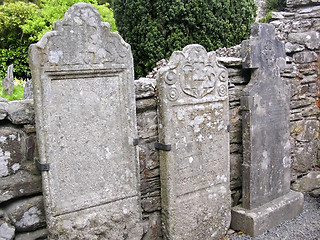 Image showing Christian ledger from Glendalough, Wicklow Mountains, Ireland