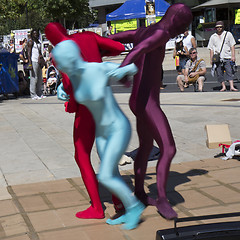 Image showing Trio of dancers