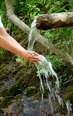 Image showing Washing hands