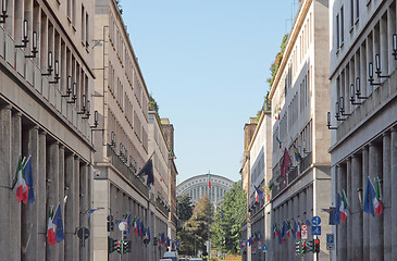 Image showing Via Roma, Turin