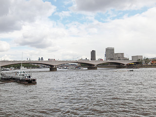 Image showing River Thames in London