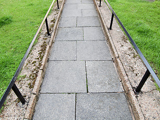 Image showing Pavement sidewalk