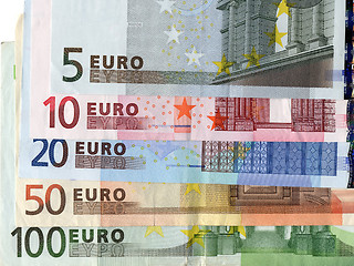 Image showing Euro note