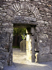 Image showing The Glendalough Cathedral Gate