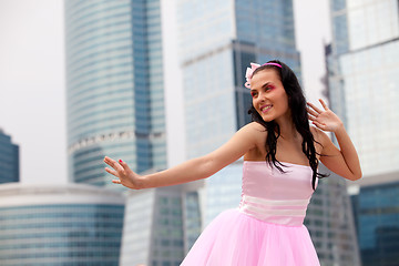 Image showing girl doll in Big City