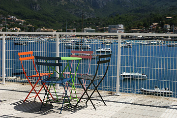 Image showing Colourful Chairs