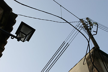 Image showing Live Wires on Roof