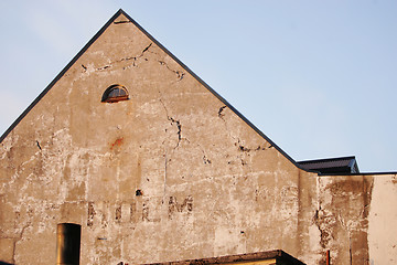 Image showing Brown Brick Industrial Building