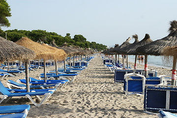 Image showing Sun beds