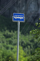 Image showing Bus stop