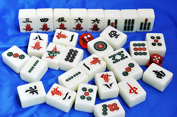 Image showing Chinese mahjong