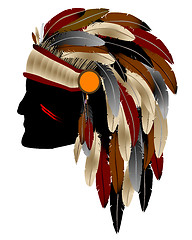 Image showing Native american indian