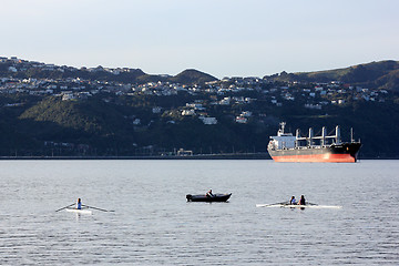 Image showing Wellington harbour