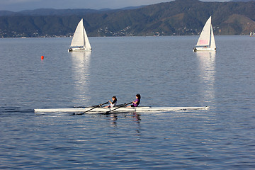Image showing double sculls