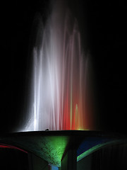 Image showing Coloured water