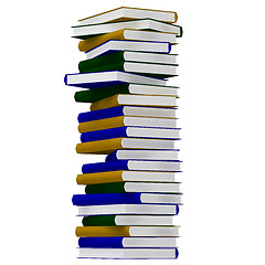Image showing 3D about pile of books in studio