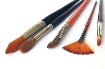 Image showing Artistic brushes