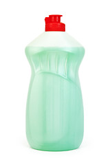 Image showing A bottle of light green