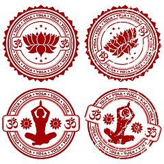 Image showing Collect Yoga stamps