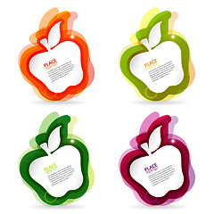 Image showing Apple colorful frame