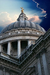 Image showing St Paul's Cathedral in London