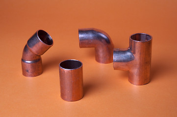 Image showing Metal fittings