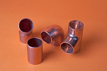 Image showing Metal fittings