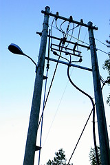 Image showing Electrisity mast